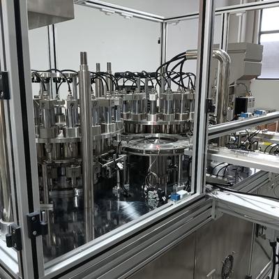 ราคาดี Single Pull Ring Cap Assembly Machine 4500-16000pcs/hr PLC Control ออนไลน์