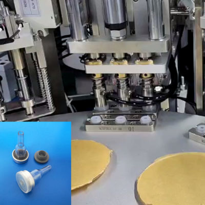 ราคาดี Automatic IV Bag Spike Ports and Injection Ports Assembly Machine with Servo Mechanism 8000-15000pcs/hr and 99% Qualified Rate ออนไลน์