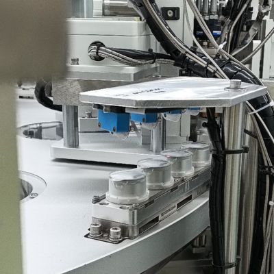 Infusion Cap Laminating Machine which Can Produce Flat Welding Surface Of Infusion Cap Euro Cap