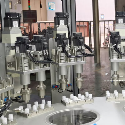 Stainless Steel Cap Screwing Machine with PLC Control System for High Qualified Rate Cap Assembly