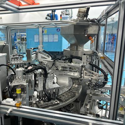 ราคาดี ปรับความชื้น Cap เครื่องเติมอัตโนมัติ PLC ระยะไกลการควบคุมการทํางานจอสัมผัส ออนไลน์