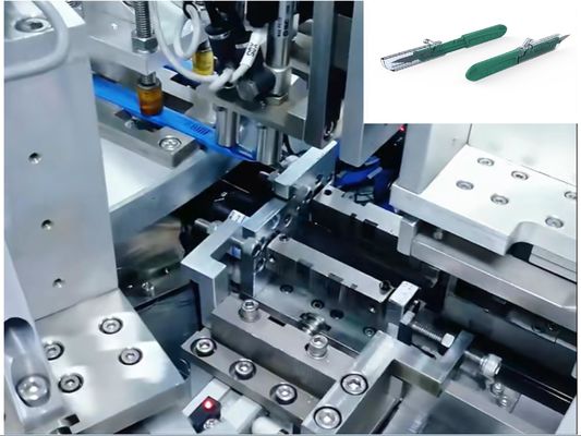 ราคาดี เครื่องประกอบเครื่องมืออัตโนมัติ Scalpel ที่ใช้ได้เพียงครั้งเดียว ผลงานที่มั่นคง อัตราการทํางานที่รวดเร็ว ออนไลน์