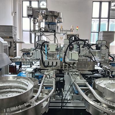 ราคาดี เครื่องประกอบหัวปั๊มอัตโนมัติแบบพิเศษ, ชนิดวนรอบ, ควบคุมด้วย PLC, ใช้งานผ่านหน้าจอสัมผัส ออนไลน์